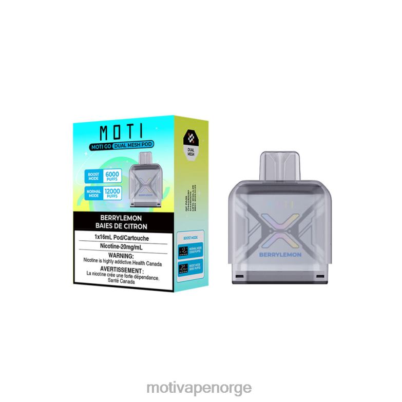 MOTI vape amazon | MOTI Go Pro engangs pod bær sitron PLPR890