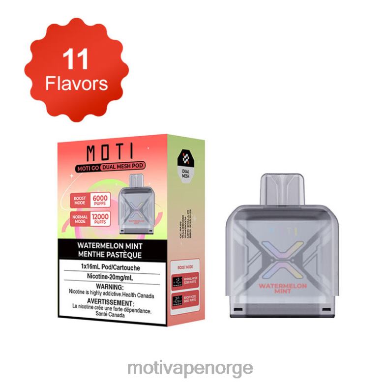 MOTI vape kit Norge | MOTI Go Pro engangs pod sur epleis PLPR888