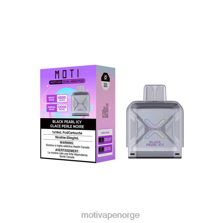 MOTI vape near me | MOTI Go Pro engangs pod svart perle isete PLPR897
