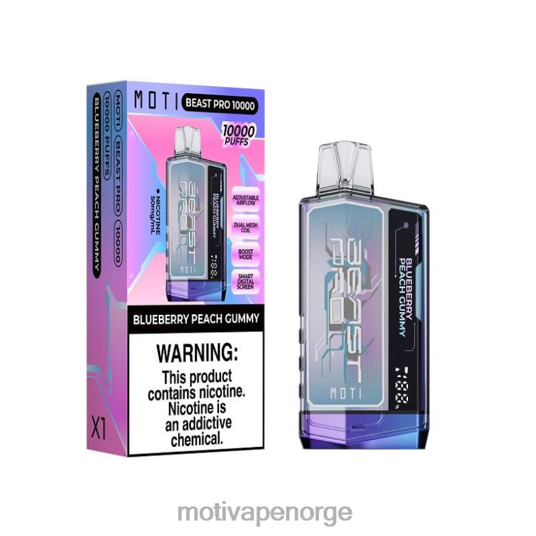 MOTI vape near me | MOTI Beast Pro engangsvape (5 %, 10 000 drag) mango appelsin PLPR847
