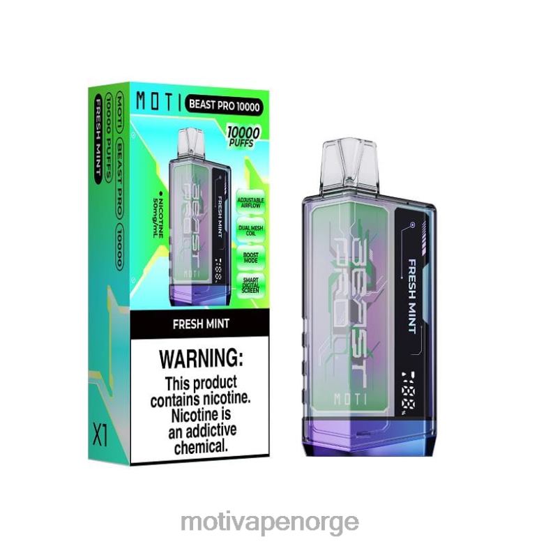 MOTI vape pods | MOTI Beast Pro engangsvape (5 %, 10 000 drag) drue is PLPR845
