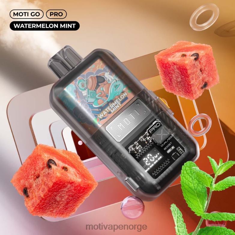 MOTI vape pods | MOTI Go Pro engangsvape (5 %, 12000 drag) vannmelon mynte PLPR825