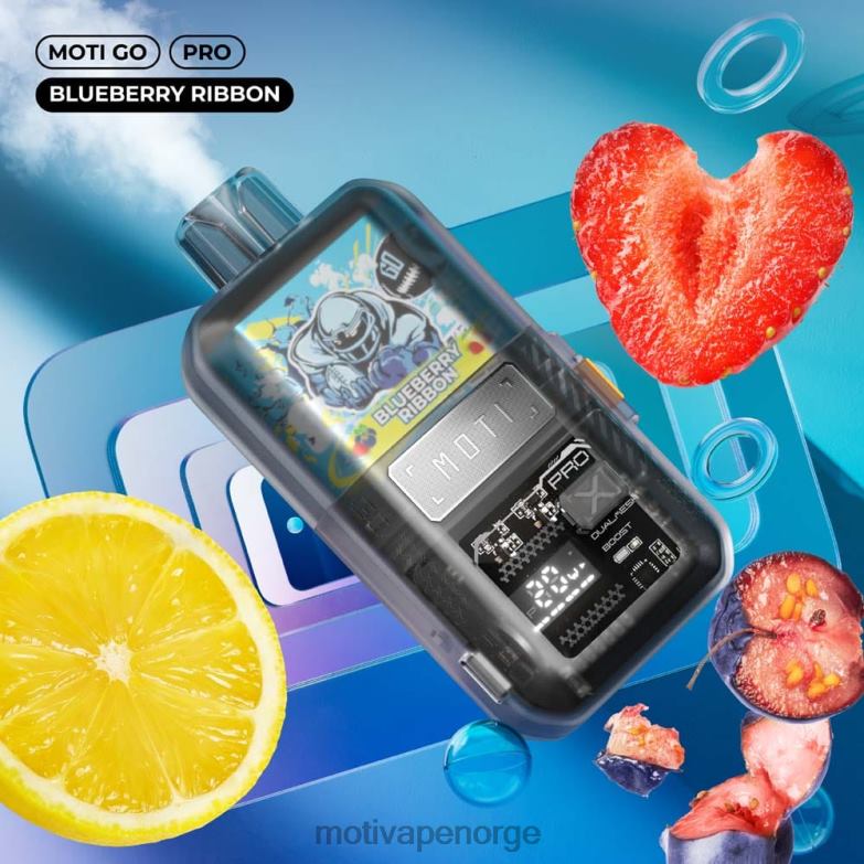MOTI vape price | MOTI Go Pro engangsvape (5 %, 12000 drag) blåbærbånd PLPR814