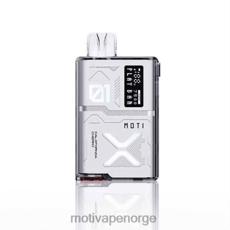 MOTI vape Norge | MOTI Play Bar 7500 engangsvape (5 %, 7500 drag) california kirsebær PLPR861