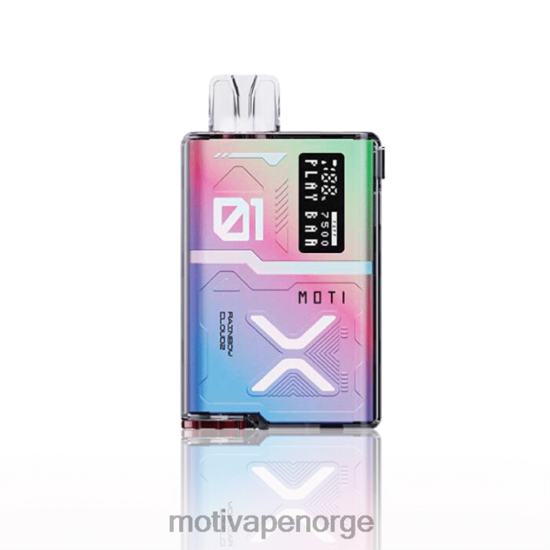 MOTI vape near me | MOTI Play Bar 7500 engangsvape (5 %, 7500 drag) regnbueskyz PLPR857