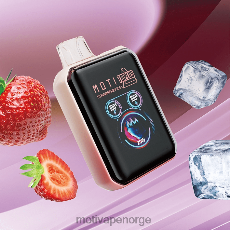 MOTI vape for sale | MOTI Triplus 20k engangsvape (5 %, 20 000 drag) jordbæris PLPR89
