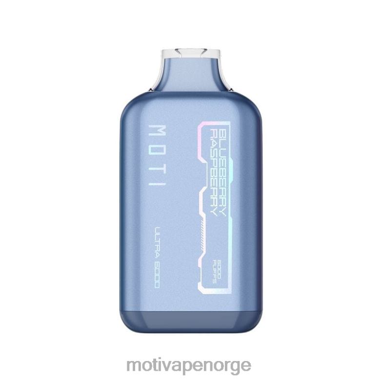 MOTI vape for sale | MOTI Ultra engangsvape (5 %, 6000 drag) blåbær bringebær PLPR829