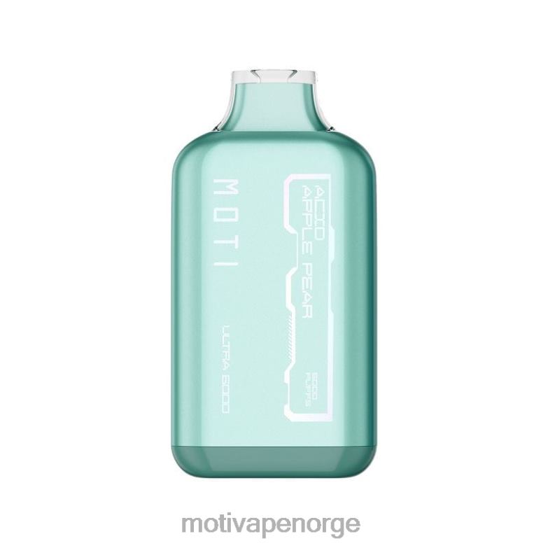 MOTI vape oslo | MOTI Ultra engangsvape (5 %, 6000 drag) grønn eplepære PLPR832