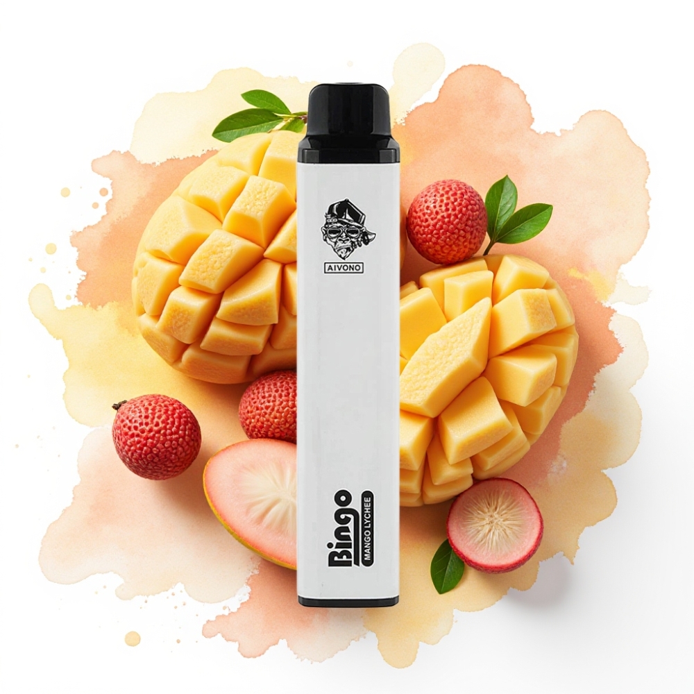 Aivono AIM BINGO 4000 Puffs Mango Lychee (10 mL, 1000mAh, 4000 puffer)