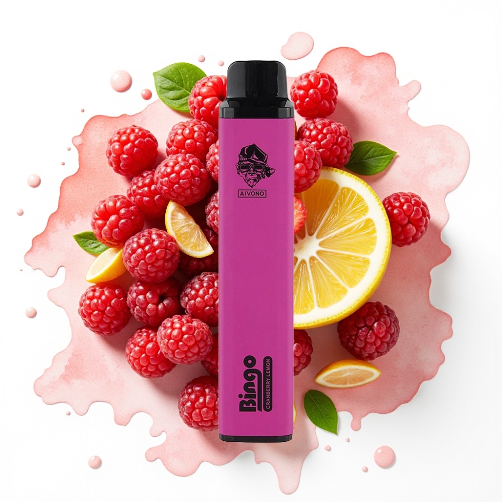 Aivono AIM BINGO 4000 Puffs – Tranebær Sitron – 10mL, 1000mAh, 5%