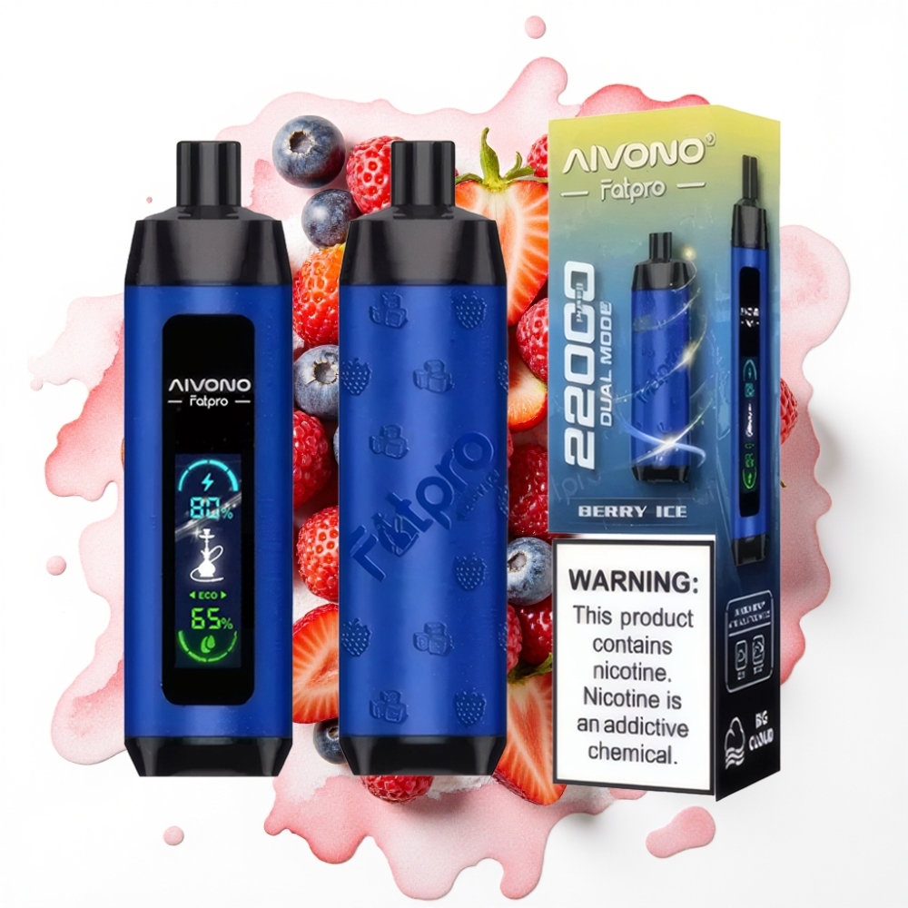 Aivono AIM FATPRO 22000 Puffs Bæris 5%, 28ml, 600mAh