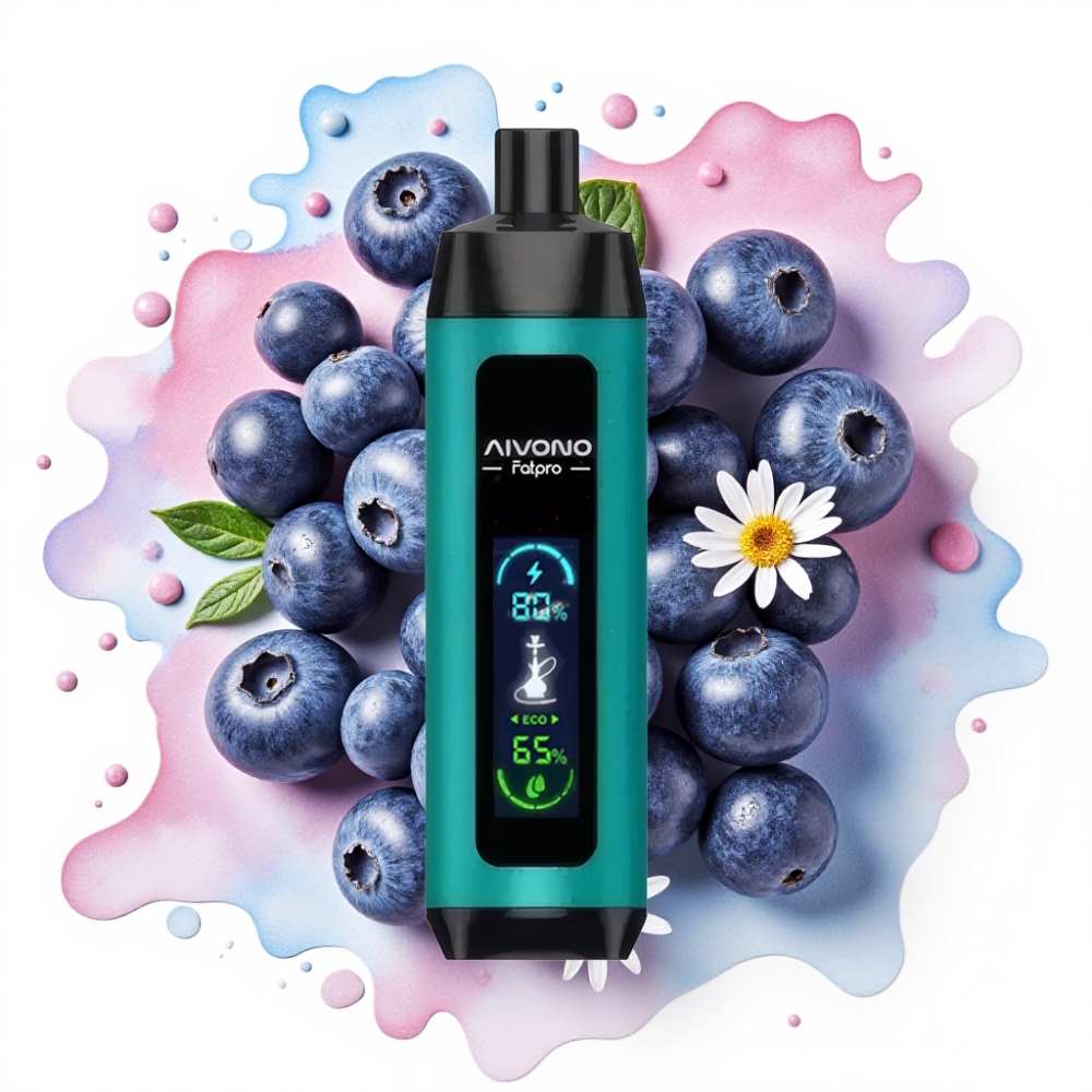 Aivono AIM FATPRO 22000 Puffs Blåbær Pistol 28ml 5% 600mAh