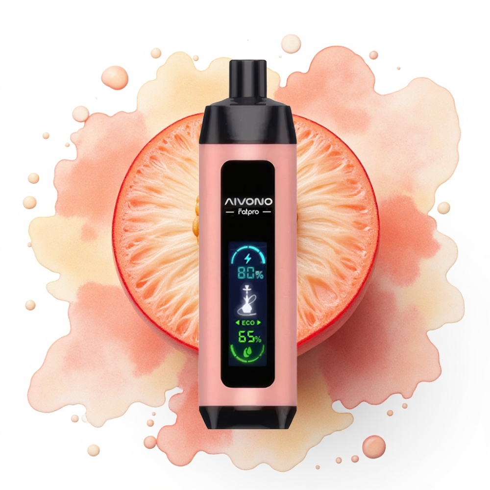 Aivono AIM FATPRO 22000 Puffs Fersken Is 28ml 5% 600mAh