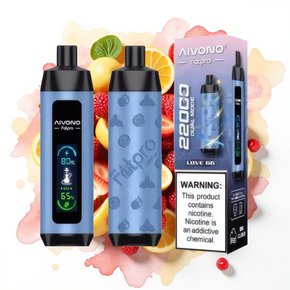 Aivono AIM FATPRO 22000 Puffs Kjærlighet 66, 5% Nikotin, 28ml, 600mAh