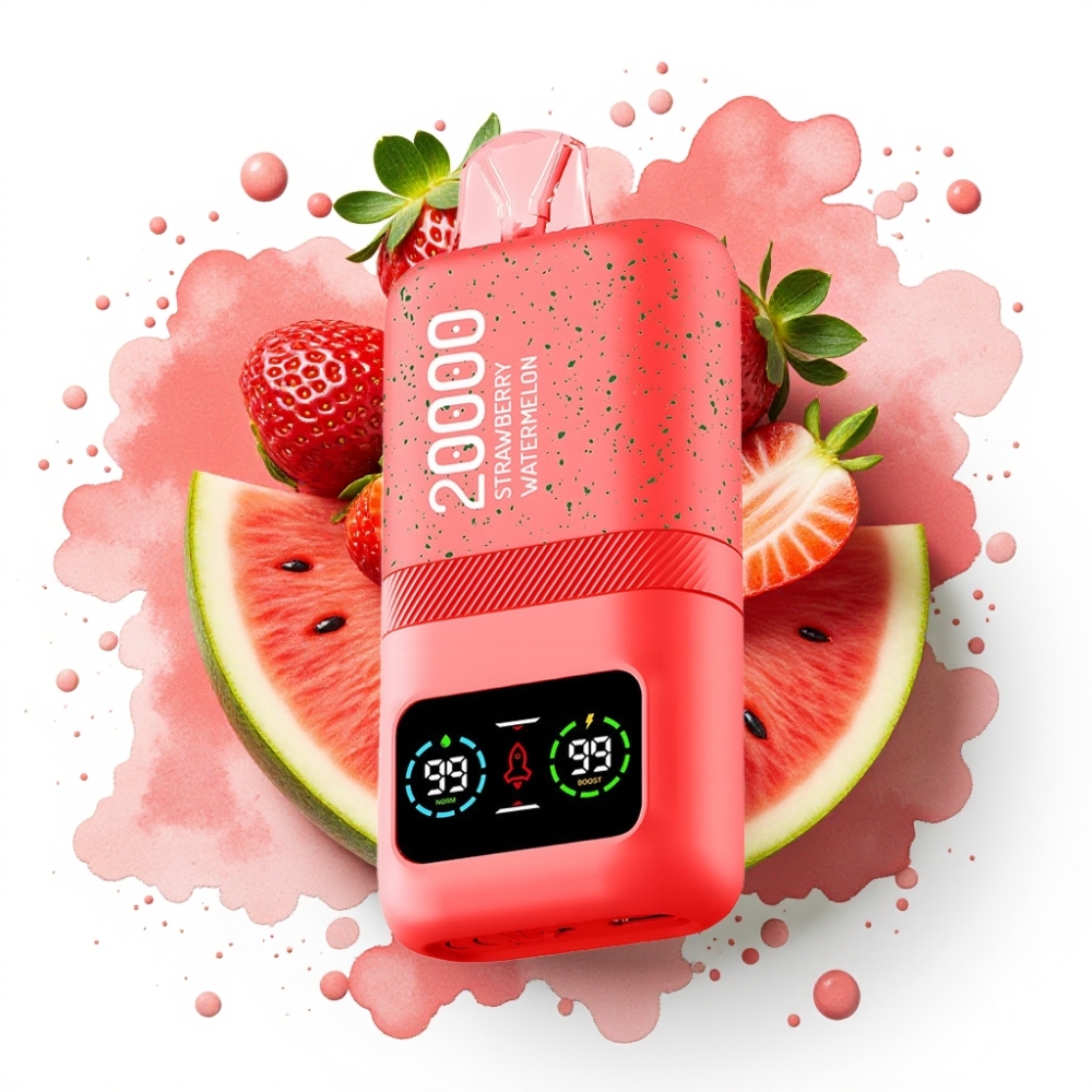 Aivono AIM MAGIC 20000 Puffs – Jordbær vannmelon, 26ml, 5% Nikotin, Type-C