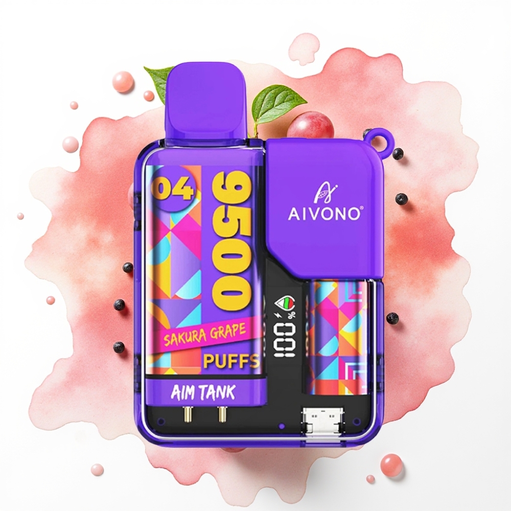 Aivono AIM-TANK 9500 Puffs Sakura Drue 18ml 650mAh LCD