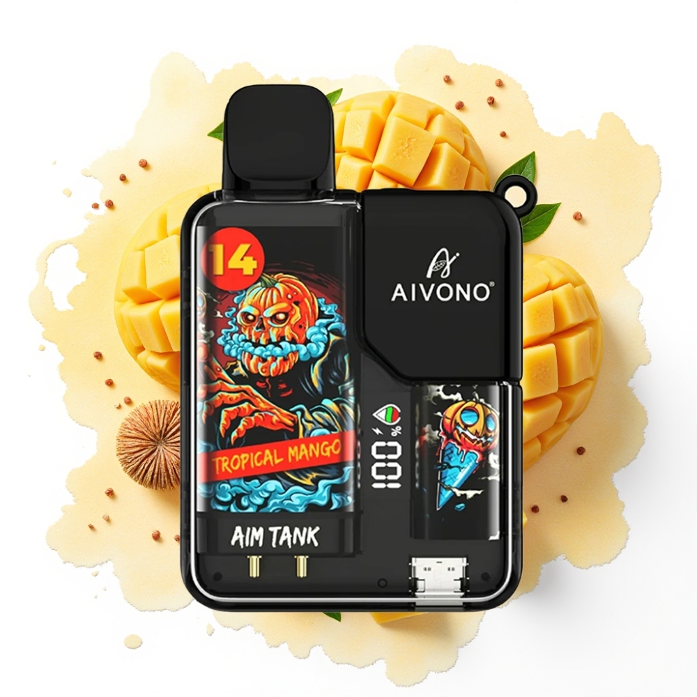 Aivono AIM-TANK 9500 Puffs Tropisk Mango 18ml 650mAh LCD