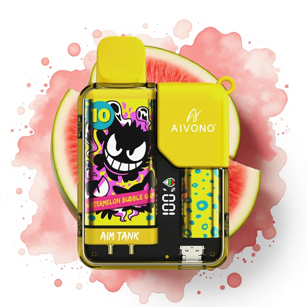 Aivono AIM-TANK 9500 Puffs Vannmelon Bubble Gum – 18ml, 650mAh, 1.2ohm