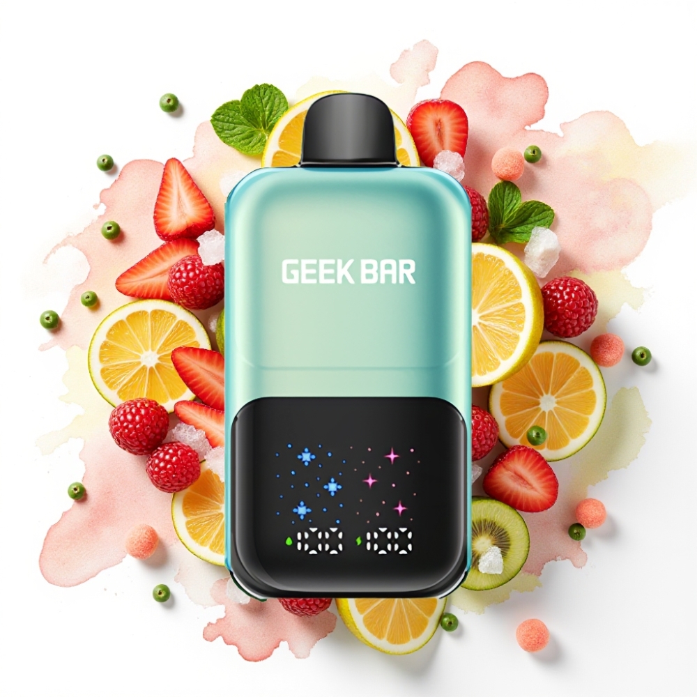 GEEK BAR 2GO 20ml 50000 Puffs To Serier Engangs Vape Pen Kjølig Mynte Is – 20ml, 5%, Oppladbar
