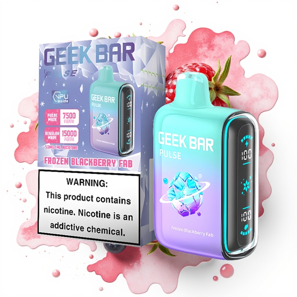 Geek Bar Pulse 15000 Puffs Fryst Utgave – 16ML, 5%, 650 mAh