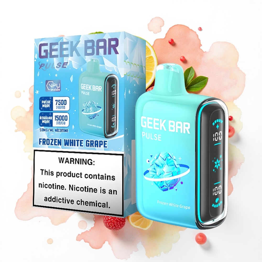 Geek Bar Pulse 15000 Puffs Fryst Utgave – 16ML, 5%, 650 mAh