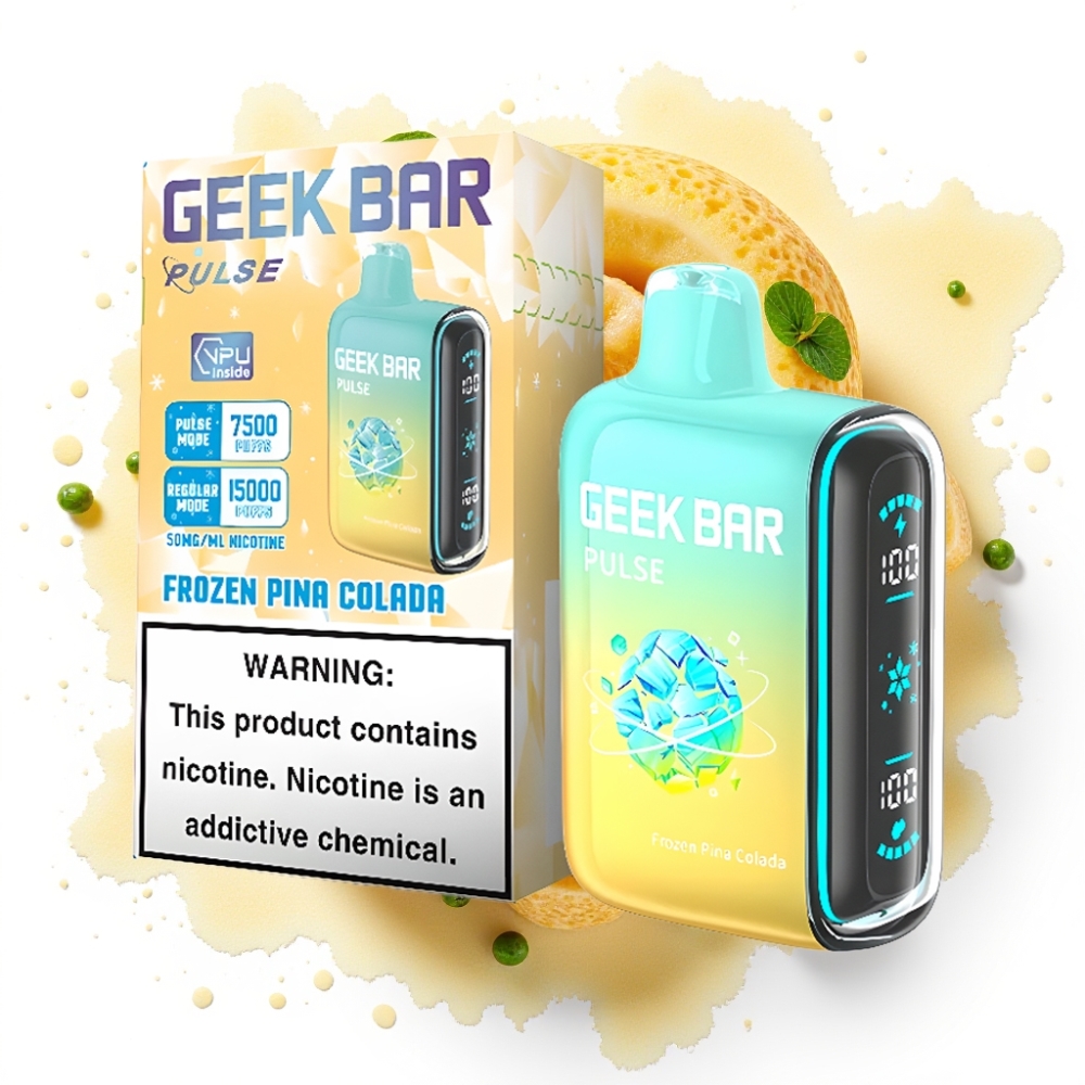 Geek Bar Pulse 15000 Puffs Fryst Utgave – 16ML, 5%, 650 mAh