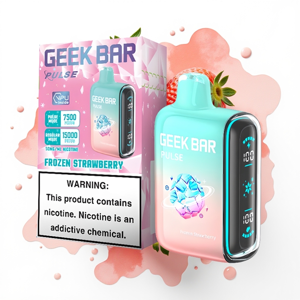Geek Bar Pulse 15000 Puffs Fryst Utgave – 16ML, 5%, 650 mAh