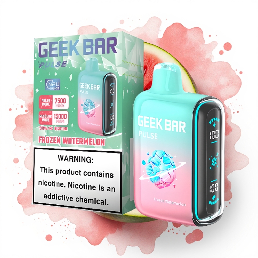Geek Bar Pulse 15000 Puffs Fryst Utgave – 16ML, 5%, 650 mAh