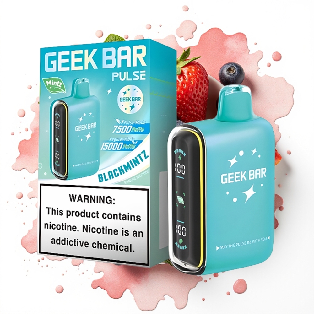 Geek Bar Pulse 15000 Puffs Mynteutgave – 16ML, 5%, 650 mAh