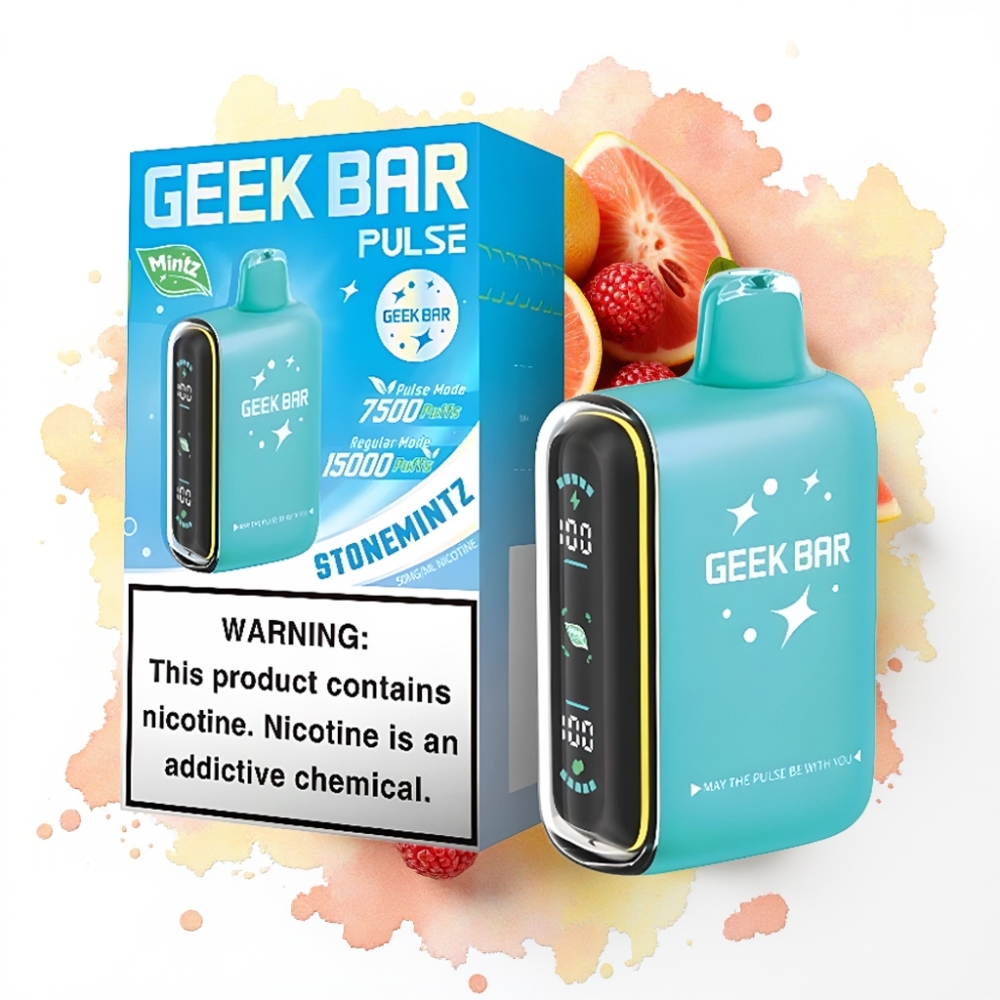 Geek Bar Pulse 15000 Puffs Mynteutgave – 16ML, 5%, 650 mAh