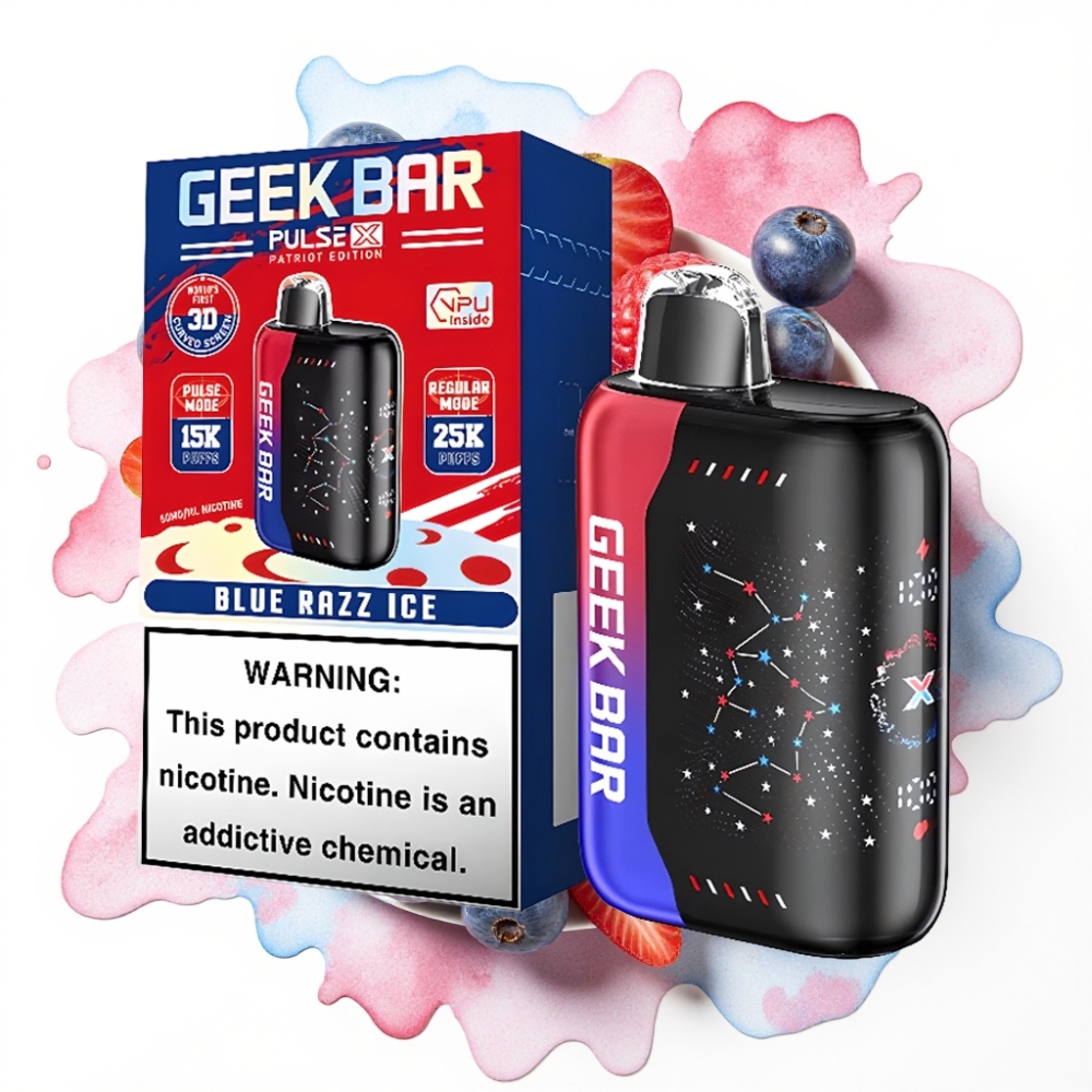 Geek Bar Pulse X 25000 Puffs, 18mL, 0-5% Nikotin, USB-C