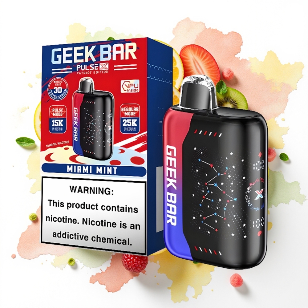 Geek Bar Pulse X 25000 Puffs, 18mL, 0-5% Nikotin, USB-C