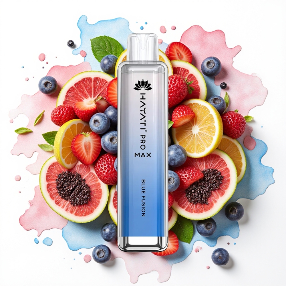 Hayati Pro Max 4000 Puffs Disposable Vape Blå Fusion – 1400mAh, 2ml/10ml, 2%/5%