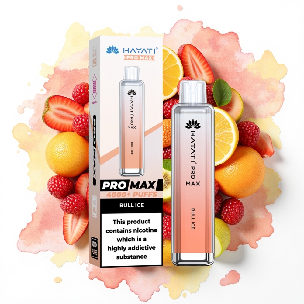 Hayati Pro Max 4000 Puffs Disposable Vape Okseis (2ml/10ml, 1400mAh, 1.1 Ohm)
