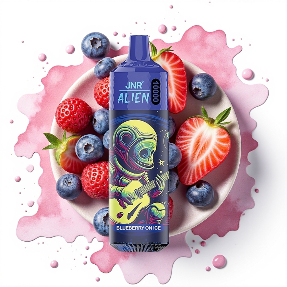 JNR Alien 10000 Puffs Blåbær På Is 850mAh 20ml Type-C RGB