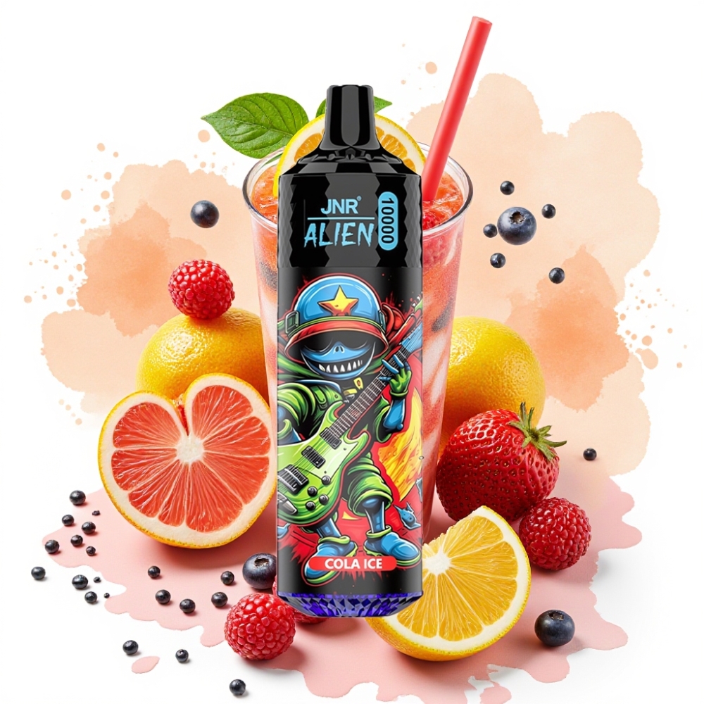 JNR Alien 10000 Puffs Cola Is 850mAh 20ml Type-C RGB