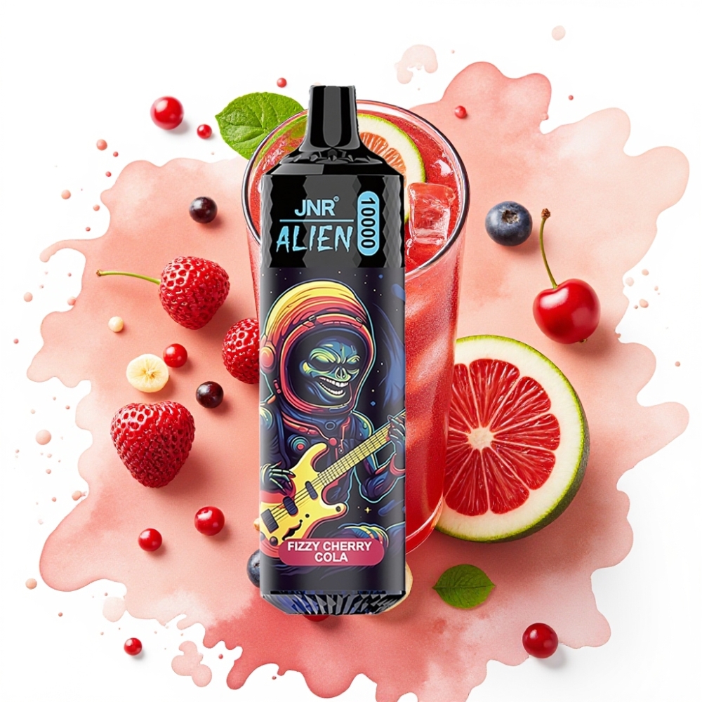 JNR Alien 10000 Puffs Fizzy Cherry Cola 850mAh 20ml Type-C