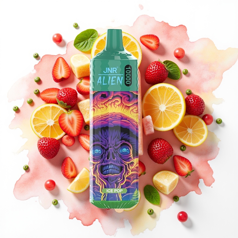 JNR Alien 10000 Puffs Iskrem 850mAh 20ml Type-C RGB