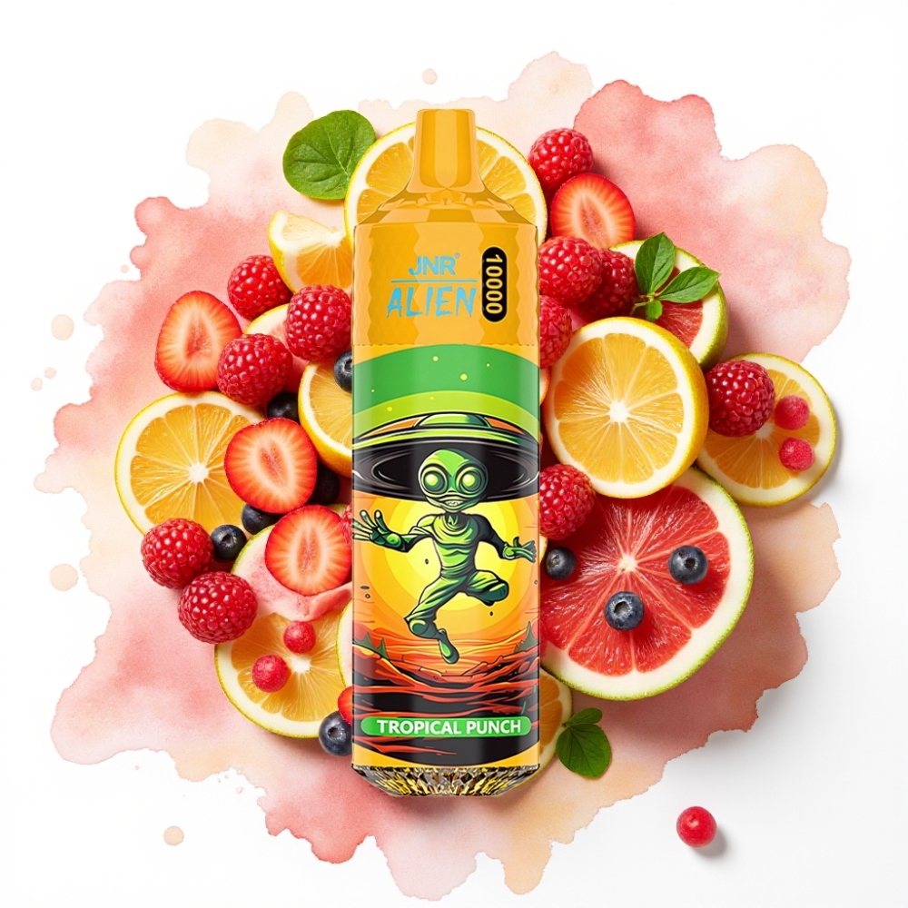 JNR Alien 10000 Puffs Tropisk Punch 850mAh 20ml Type-C RGB