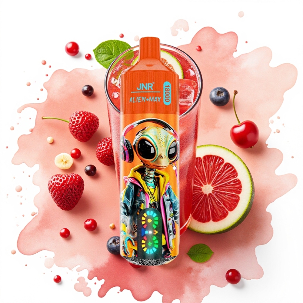 JNR Alien Max 18000 Puffs Fizzy Cherry Cola – 20 smaker, 850mAh, 28ml