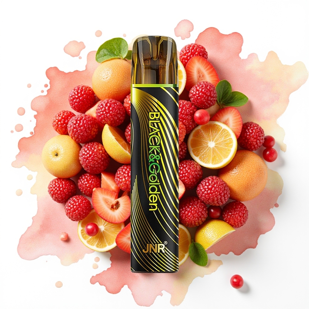 JNR Black&Golden 600+200 Puffs Engangs Vape Kjærlighet 419 – 800 Puffs, 2ml, 2% Nikotin