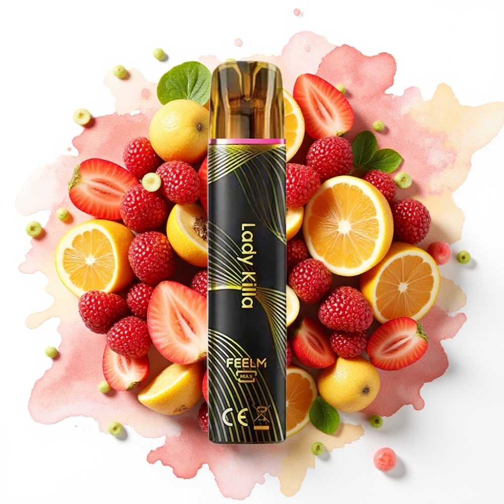 JNR Black&Golden 800 Puffs Engangsdamper Lady killa 550mAh 2ml