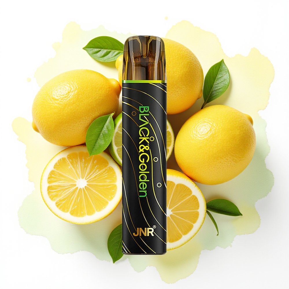 JNR Black&Golden 800 Puffs Engangsvaper Sitron & Lime 550mAh 2ml