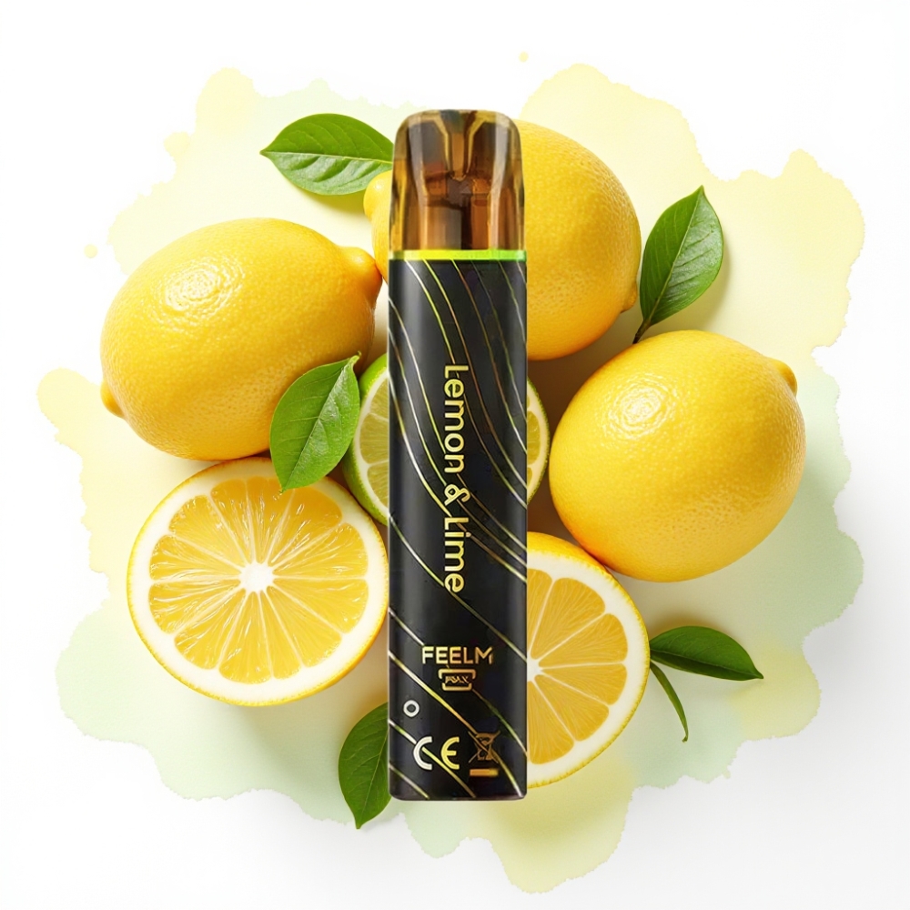 JNR Black&Golden 800 Puffs Engangsvaper Sitron & Lime 550mAh 2ml