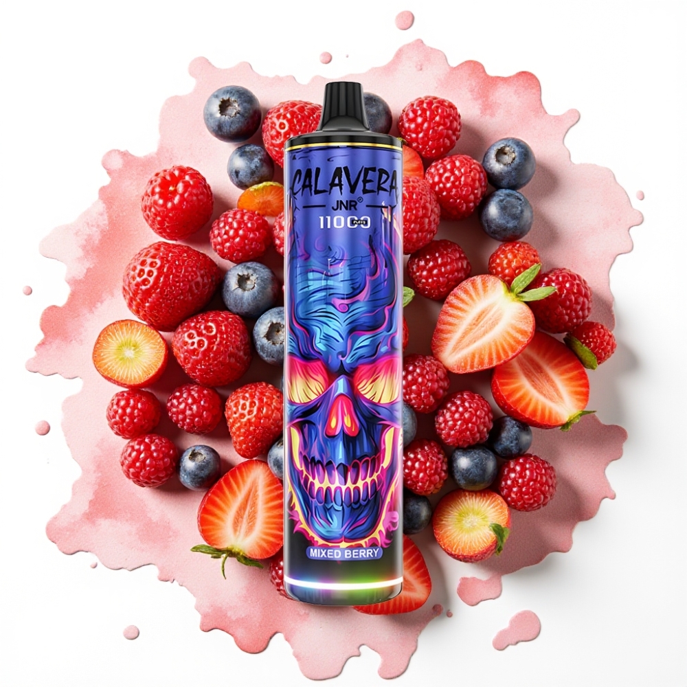 JNR Calavera 11000 Puffs Engangsvaper Mixed Bær – 21ml, 850mAh, Type-C