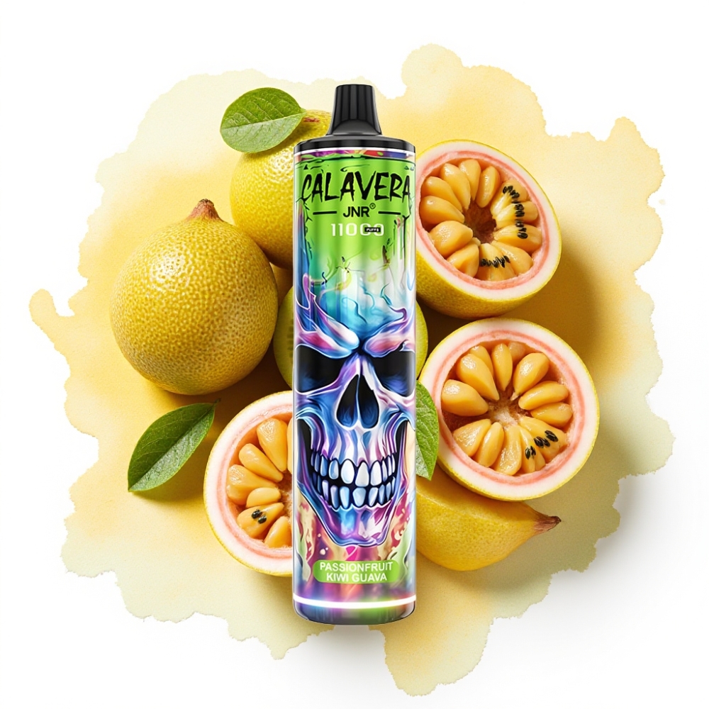 JNR Calavera 11000 Puffs Engangsvaper - Pasjonsfrukt Kiwi Guava, 21ml, 850mAh, 1.0ohm
