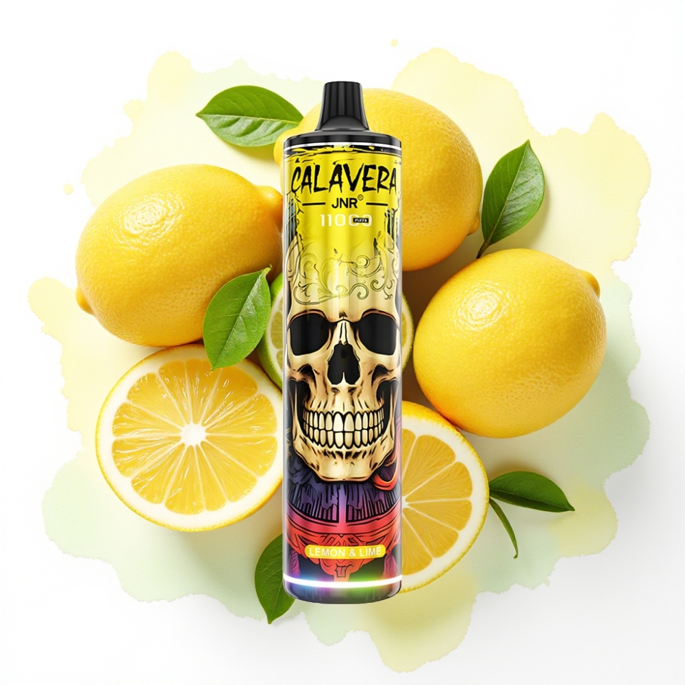 JNR Calavera 11000 Puffs Engangsvaper Sitron & Lime 850mAh 21ml