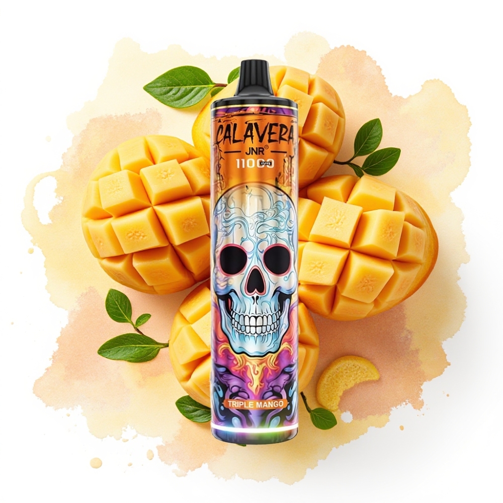 JNR Calavera 11000 Puffs Engangsvaper Triple Mango – 21ml, 850mAh, 1.0ohm