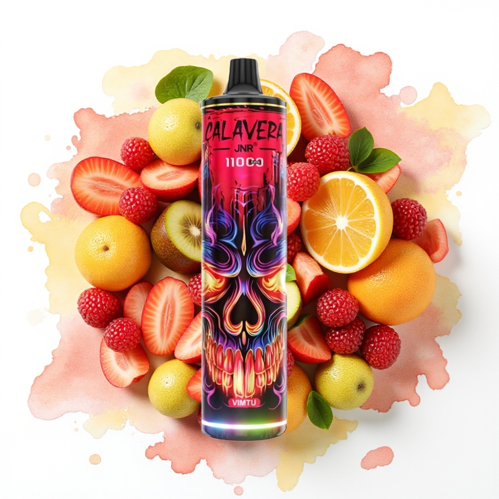 JNR Calavera 11000 Puffs Engangsvaper Vimtu – 21ml, 850mAh, Type-C
