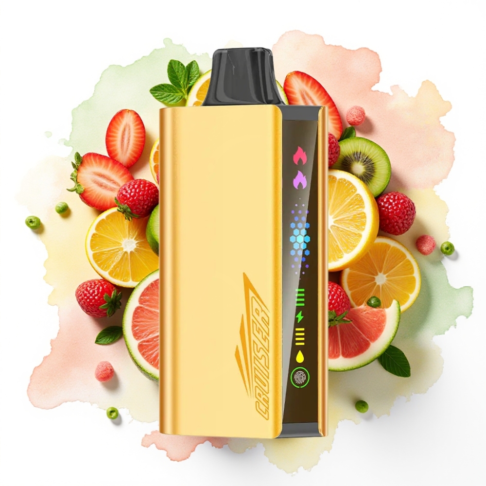 JNR Cruiser 12000 Puffs Ladegrei Engangs Vape Kjølig Mynte – 3500 mAh, 25ml, 1.2ohm